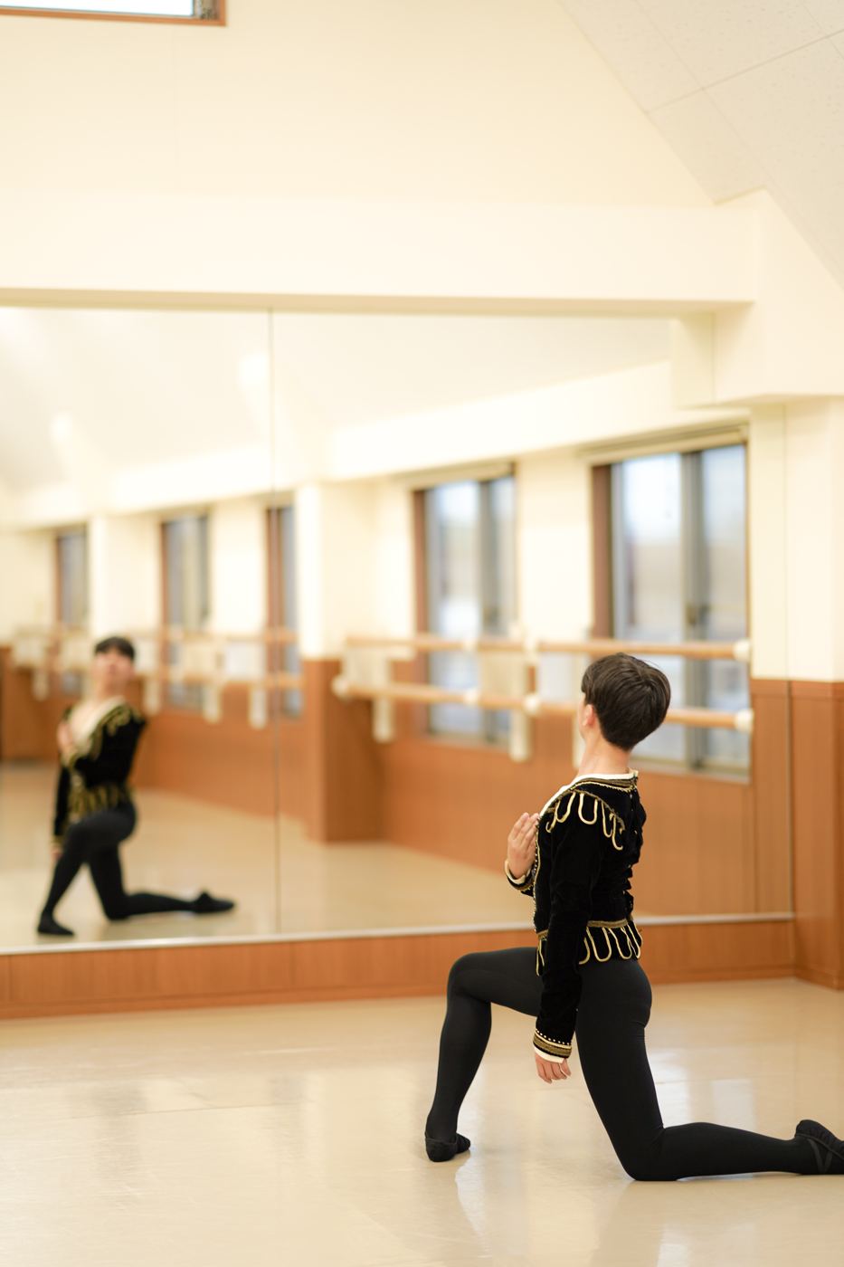 小柴葉朕バレエスクールのレッスンの様子